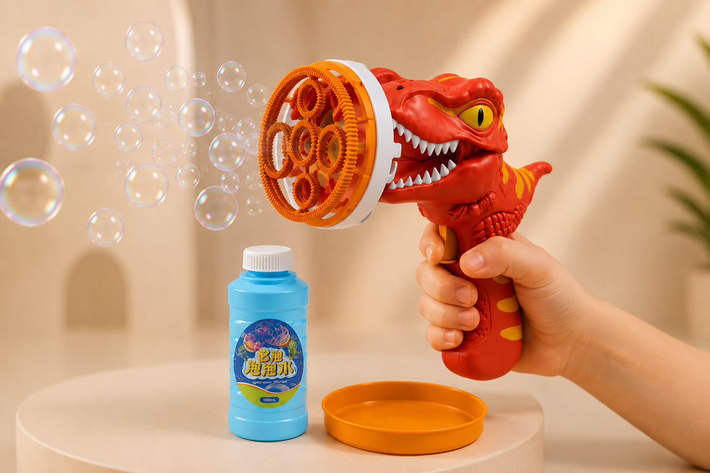JOY TOYZ ™ Dinosaur Bubble Machine