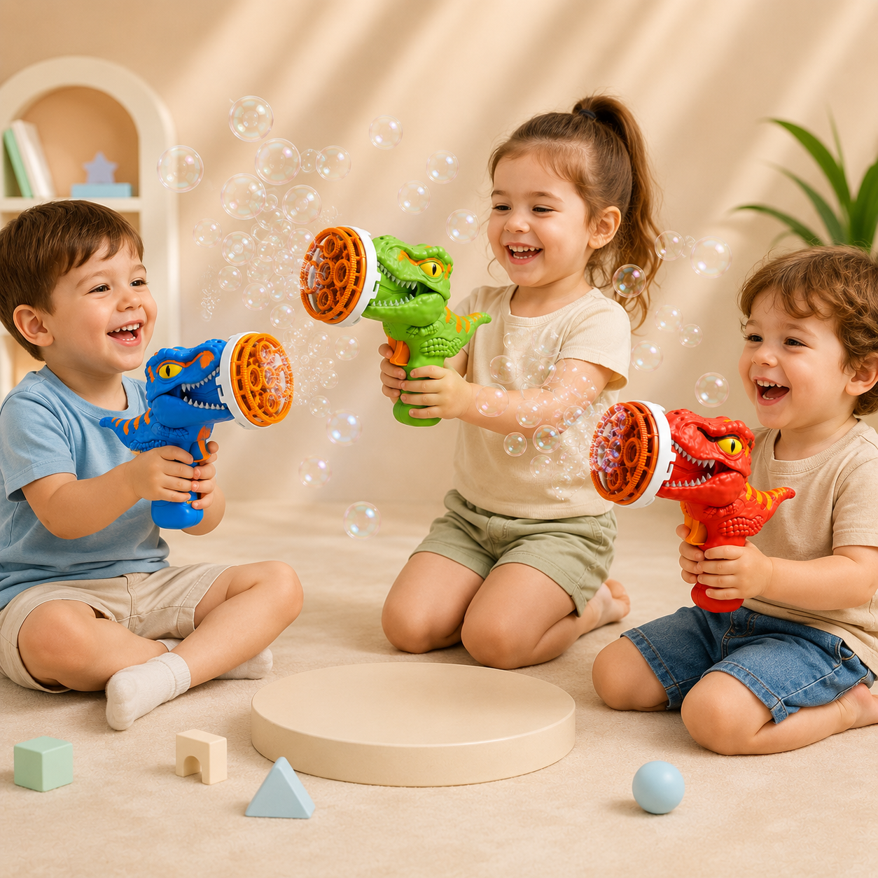 JOY TOYZ ™ Dinosaur Bubble Machine